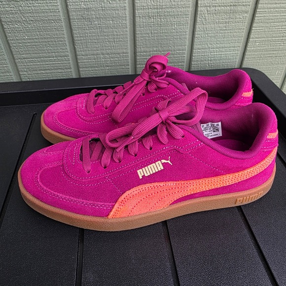 Puma Shoes - Puma Palermo Suede Womens Sneakers Sangria Sunset Glow 402683-23 US 8.5
